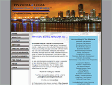 Tablet Screenshot of financialandlegalnetwork.com